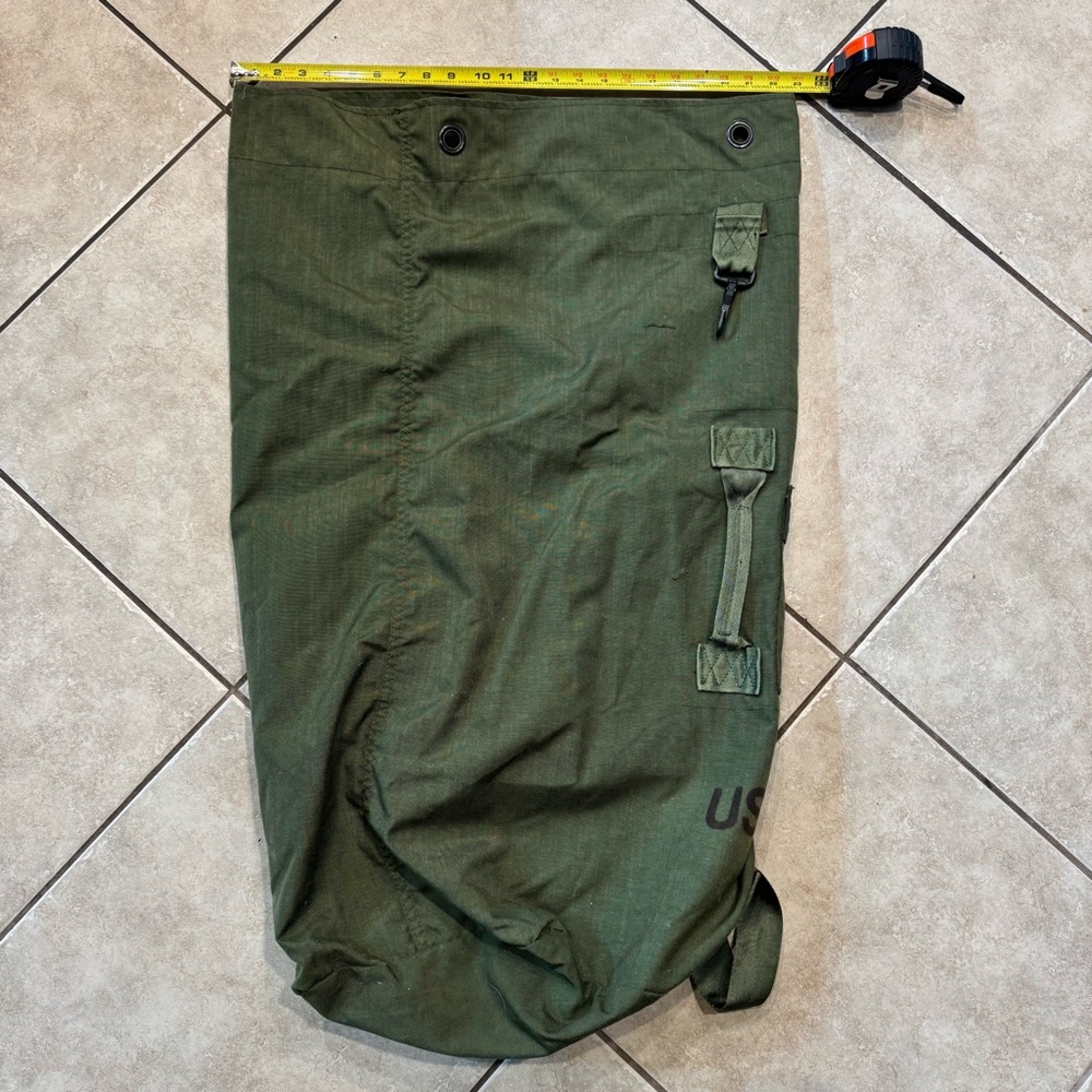 Large U.S. Army Green Duffel